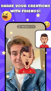Funny Face Mashup Challenge screenshot