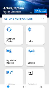Garmin ActiveCaptain® screenshot