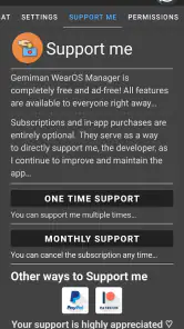 GeminiMan WearOS Manager screenshot