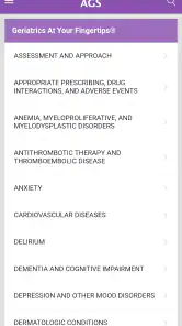 Geriatrics At Your Fingertips screenshot