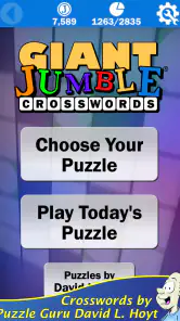 Giant Jumble Crosswords screenshot
