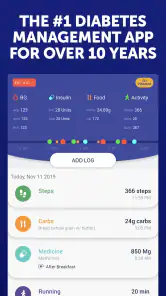 Glucose Buddy Diabetes Tracker screenshot