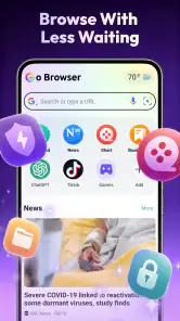 Go Browser - Fast & Safe screenshot