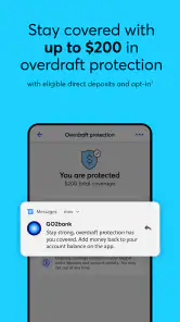 GO2bank: Mobile banking screenshot