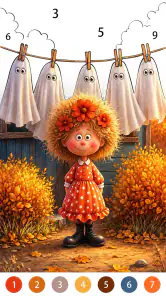 Golden Autumn: Color by Number screenshot