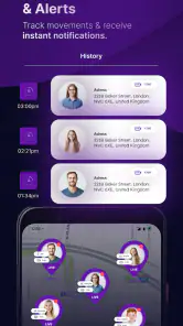 GPS Location Tracker Phone App screenshot