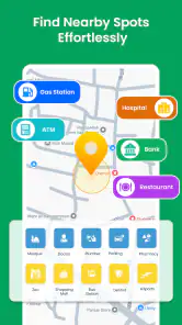 GPS Voice Map & Route Finder screenshot
