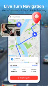 GPS Voice Navigation Live Maps screenshot