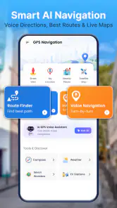 GPS Voice Navigation Live Maps screenshot