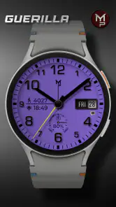 GUERILLA - Analog watch face screenshot