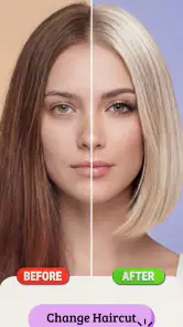Hairstyle Try On Hair AI screenshot