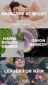 Haircare app for women screenshot