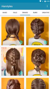Hairstyles for short hair screenshot