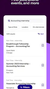 Handshake Jobs & New Careers screenshot
