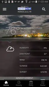 Hawaii News Now Weather screenshot