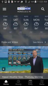 Hawaii News Now Weather screenshot