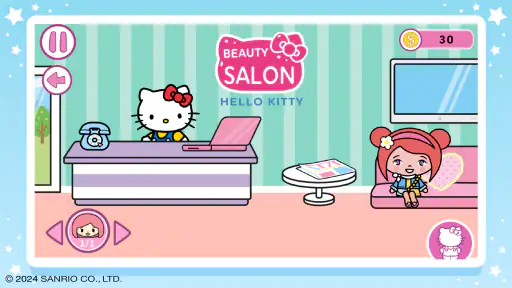 Hello Kitty: Beauty Salon screenshot