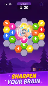Hexout - Color Hexa Puzzle screenshot