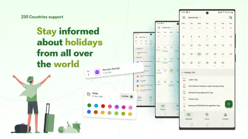 Holiday Calendar screenshot