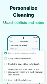House Chores Cleaning Schedule screenshot