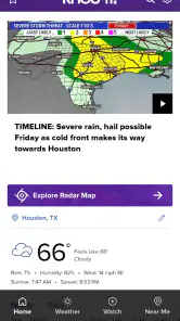 Houston News from KHOU 11 screenshot