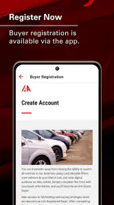 IAA Buyer Salvage Auctions screenshot