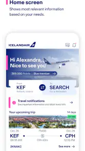 Icelandair screenshot