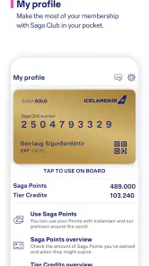 Icelandair screenshot