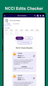 iCoder CPT RVU ICD10 HCPCS NDC screenshot