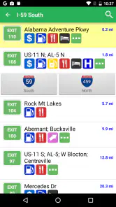 iExit Interstate Exit Guide screenshot
