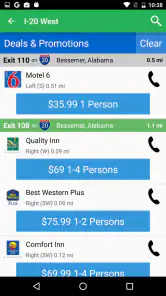 iExit Interstate Exit Guide screenshot