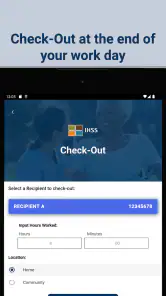 IHSS EVV Mobile App screenshot