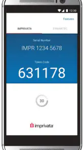 Imprivata ID screenshot