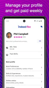 Indeed Flex screenshot