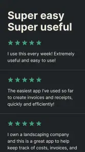 Invoice Maker Tofu & Receipts screenshot