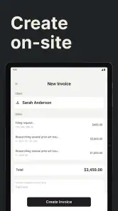 Invoice Maker Tofu & Receipts screenshot