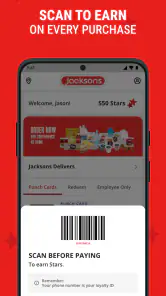 Jacksons Let's Go Rewards screenshot