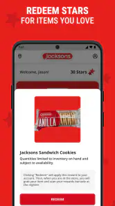 Jacksons Let's Go Rewards screenshot