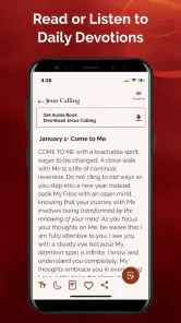 Jesus Calling Daily Devotional screenshot