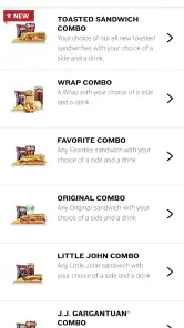 Jimmy John's Sandwiches screenshot