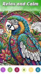 Jungle Color By Number Games screenshot
