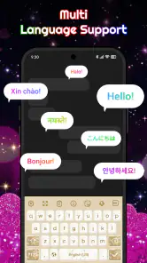Keyboard - Neon Love Theme screenshot