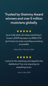 LANDR - Master & Release Music screenshot