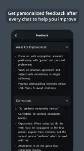 Langua: AI language learning screenshot