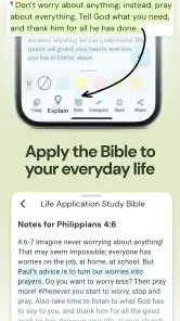 Life Application Study Bible screenshot