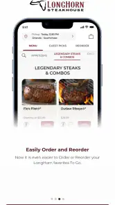 LongHorn Steakhouse® screenshot