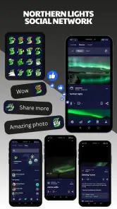 Lumyros: Aurora App & Social screenshot