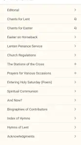 Magnificat Lenten 2025 screenshot