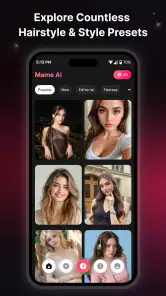 MANE: AI Hairstyle Pro screenshot