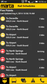 MARTA On the Go screenshot